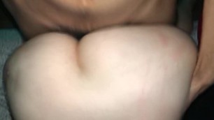 Hitting that Fat WHITE ass from the back