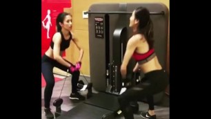 asian hotty workout