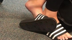 Candid teen french pedicure in class *like for more videos*