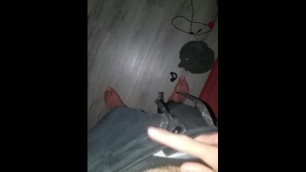 Watch me cum hard and fast while friend sleeps in the next room over :)