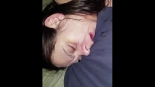 Sleeping mouthplay and cum in mouth (mouthpie)