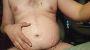 Chubby gainer belly play