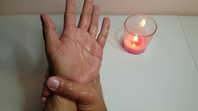 Hand Fetish with Lotion and Massage Super Moist