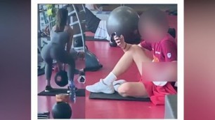 Man Caught Masturbating As Woman Squats In The Gym