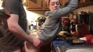 Surprise Sex While Making Dinner