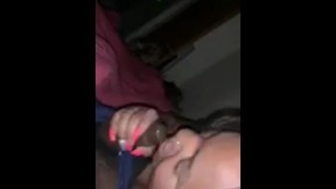 Ebony teen Sucking Dick NoCap