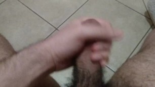 Lonely Short Dick does a Huge Cumshot