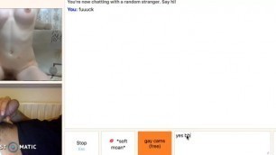 Omegle porn - Big tits and a thick cock to mastrubate too