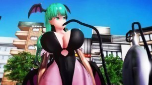 Morrigan tries body inflation (By Imbapovi)