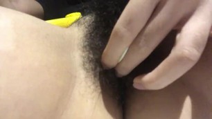 Hairy virgin teen masturbate and climax