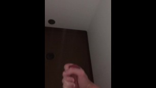 MY BIGGEST CUMSHOT COVERS THE WALL