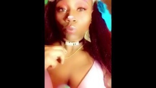 Pretty big titty ebony babe