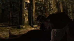 Skyrim Horny Black Warriors underground jail