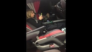 Candid feetplay in bus