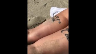 We were gonna have sex on the beach but interrupted by people with dogs