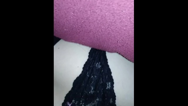 In Black Panties Part 2 (Ass View)
