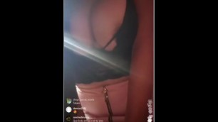 IG GIRL SHOWS TITS ON LIVE