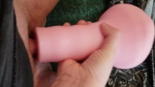 FTM FUCKS FLESHLIGHT