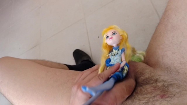 Cum with my little doll