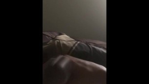 Young black man (26) jerking off