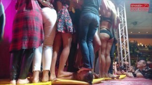 17 girls multi trampling record