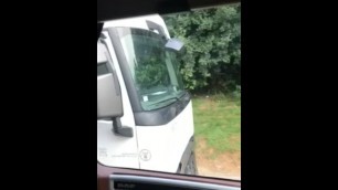 truck driver jerk off