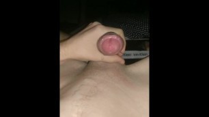 College guy blows a load all over himself