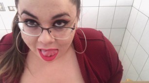 Hungry for dick slut face and tits touching