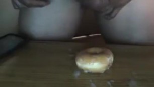 CUM ON DONUT ON CHATURBATE- thickblackcock712