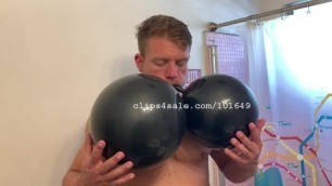 Balloon Fetish - Aiden Blowing Balloons Part4 Video1