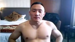 Chinese muscle daddy cumshot on web (full version in private video)
