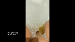 Bubble Melting Bathtub Pee Compilation