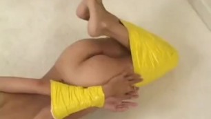 Yellow tape bondage