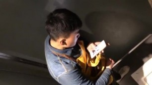 gay asian solo in tolet