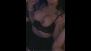 Blueface concert flashing