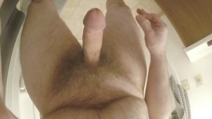 Quick, Moaning Jerk-Off with Roping Loads (POV)