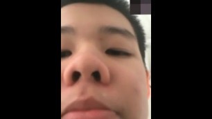 Malaysian man show cock on cam