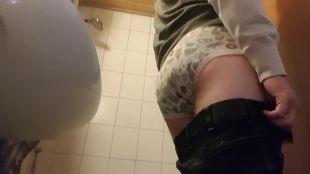 traning pants wetting, buttplug and diaper