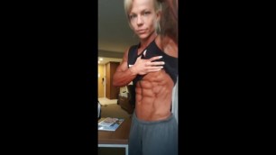 Mandy S. Stunning Ripped Female Abs