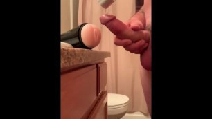 Throbbing Fleshlight Creampie