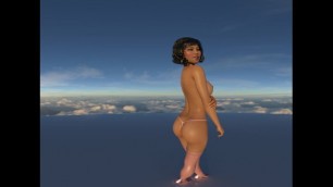 Curls & Lingerie (cgi ray-traced slideshow)