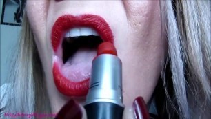 WM lipstick kisses