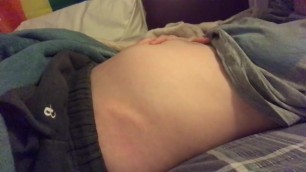 Food baby belly