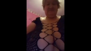Granny with monster tits