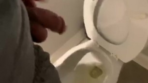 Married guy pissing