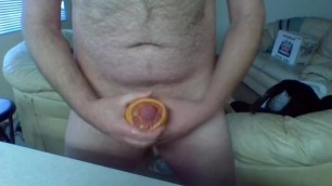 I cum fast fucking a grapefruit