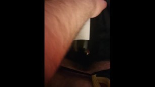 fucking myself with wine bottle