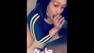 Big booty Teen acting out on Snapchat!