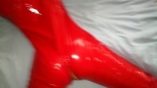 Latex catsuit fuck