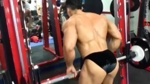 Asian muscle butt workout